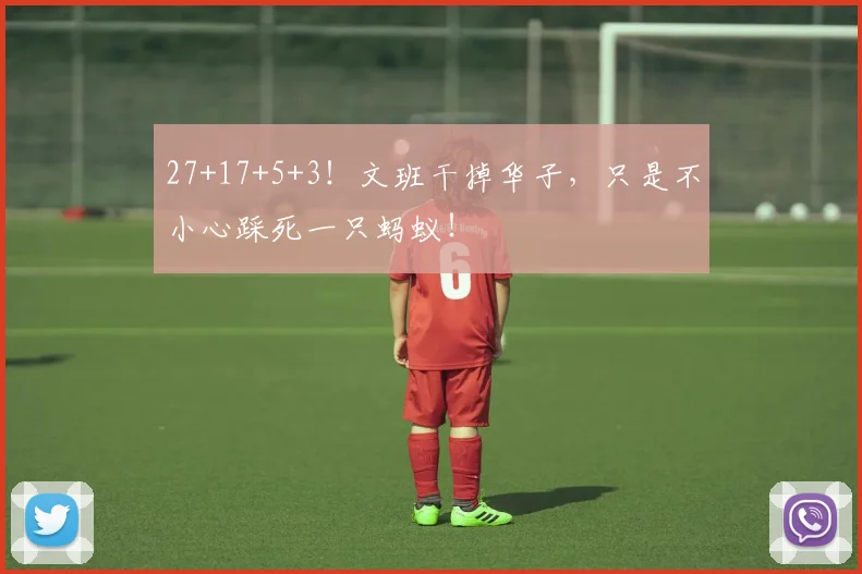 27+17+5+3！文班干掉华子，只是不小心踩死一只蚂蚁！