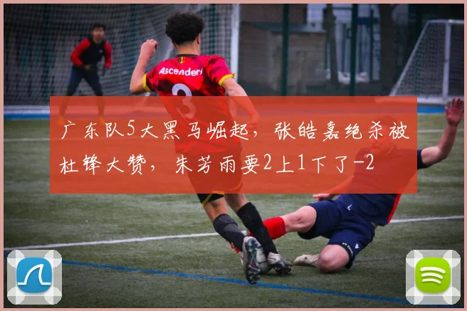 广东队5大黑马崛起，张皓嘉绝杀被杜锋大赞，朱芳雨要2上1下了